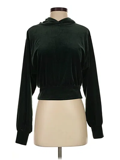 Pre-owned Express Turtleneck Sweater In Green