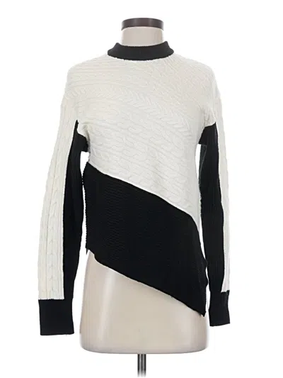 Pre-owned Express Turtleneck Sweater In Ivory