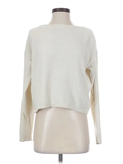 Pre-owned Express Turtleneck Sweater In Ivory