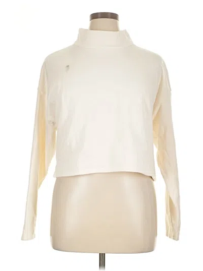 Pre-owned Express Turtleneck Sweater In Ivory