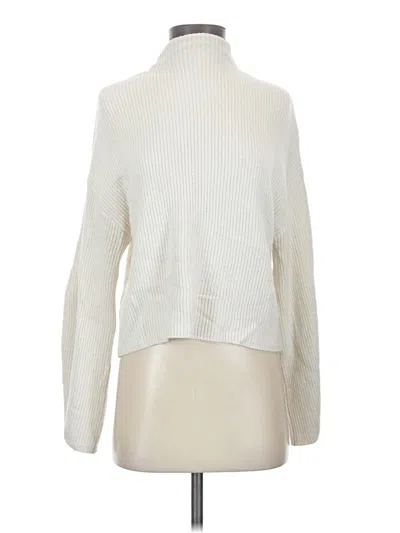 Pre-owned Express Turtleneck Sweater In Ivory