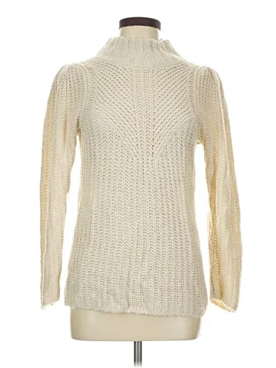 Pre-owned Express Turtleneck Sweater In Ivory