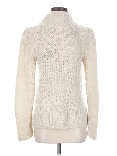 Pre-owned Express Turtleneck Sweater In Ivory
