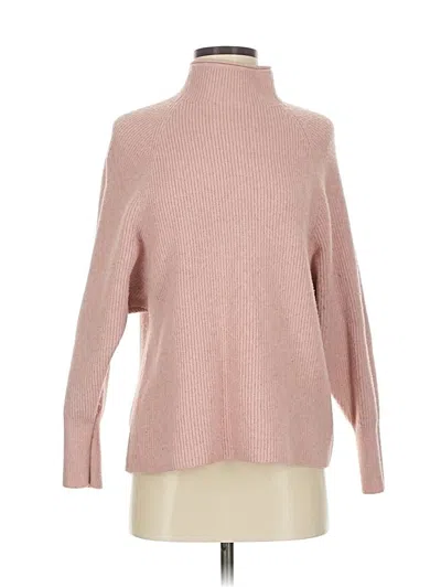 Pre-owned Express Turtleneck Sweater In Pink