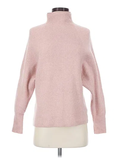 Pre-owned Express Turtleneck Sweater In Pink