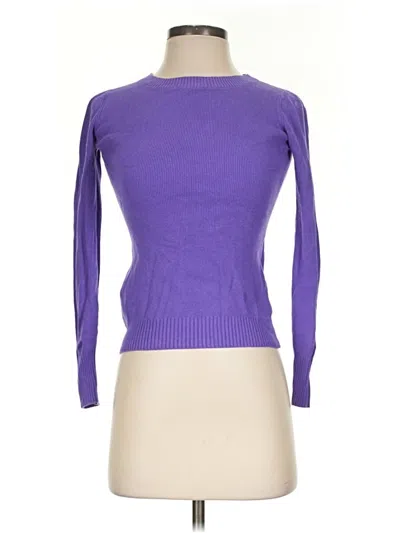 Pre-owned Express Turtleneck Sweater In Purple