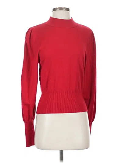 Pre-owned Express Turtleneck Sweater In Red