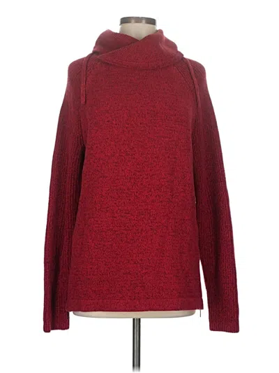 Pre-owned Express Turtleneck Sweater In Red