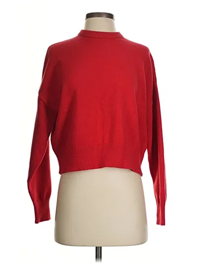 Pre-owned Express Turtleneck Sweater In Red