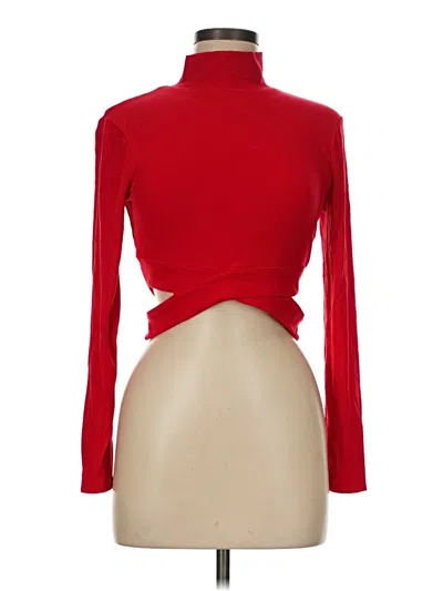 Pre-owned Express Turtleneck Sweater In Red