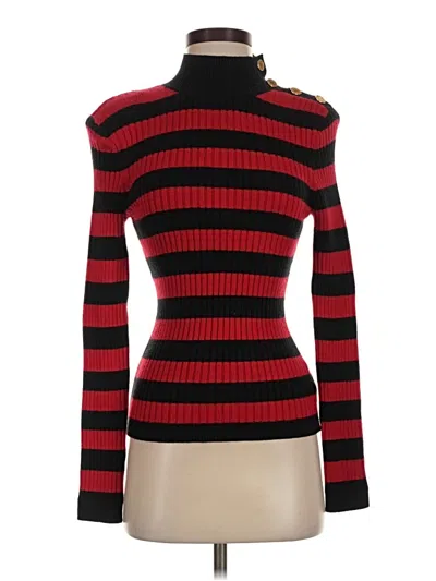 Pre-owned Express Turtleneck Sweater In Red