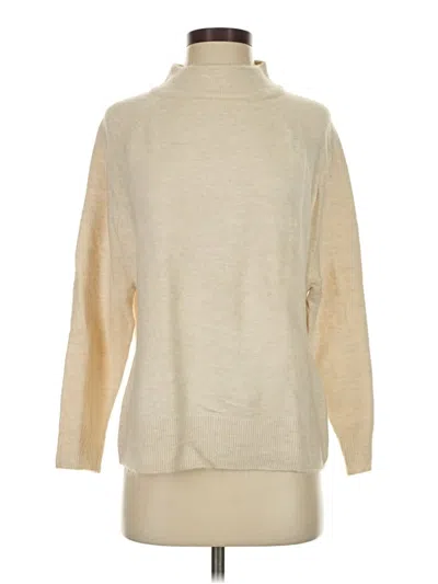 Pre-owned Express Turtleneck Sweater In Tan
