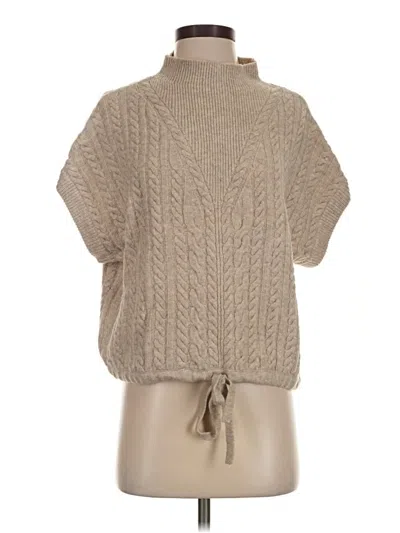 Pre-owned Express Turtleneck Sweater In Tan