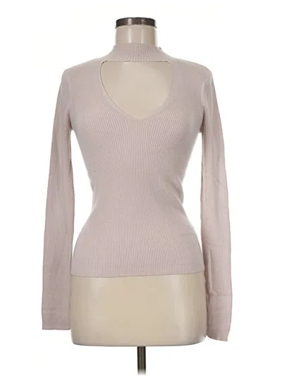 Pre-owned Express Turtleneck Sweater In Tan