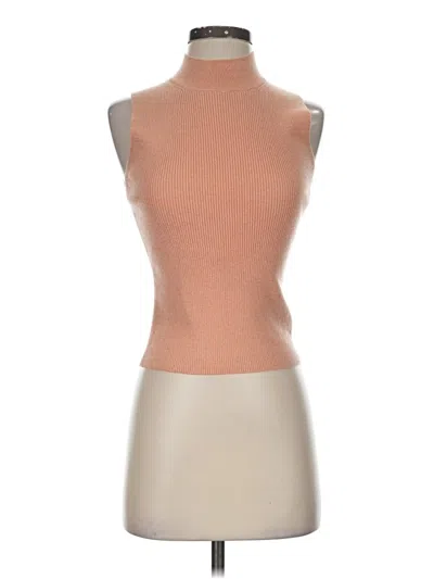 Pre-owned Express Turtleneck Sweater In Tan