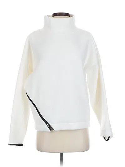 Pre-owned Express Turtleneck Sweater In White