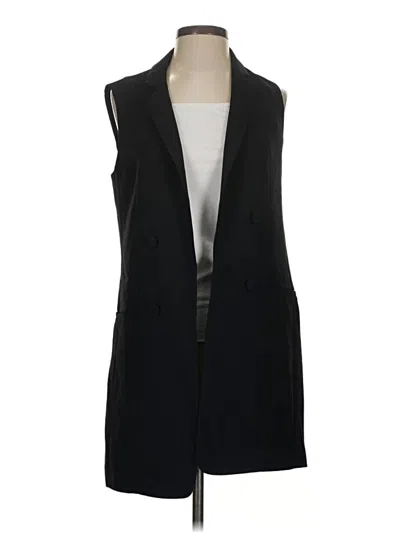 Pre-owned Express Tuxedo Vest In Black