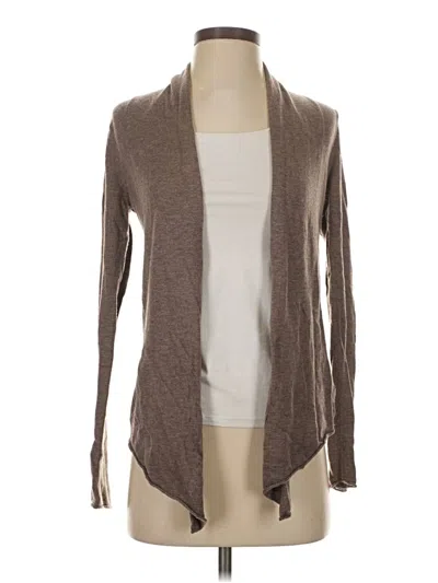 Pre-owned Express Vest In Brown