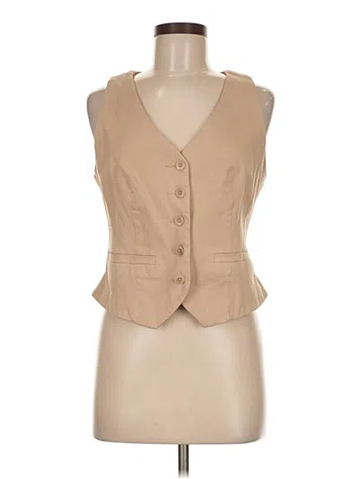 Pre-owned Express Vest In Brown