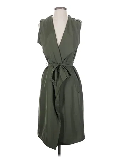 Pre-owned Express Vest In Green