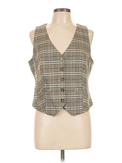 Pre-owned Express Vest In Green
