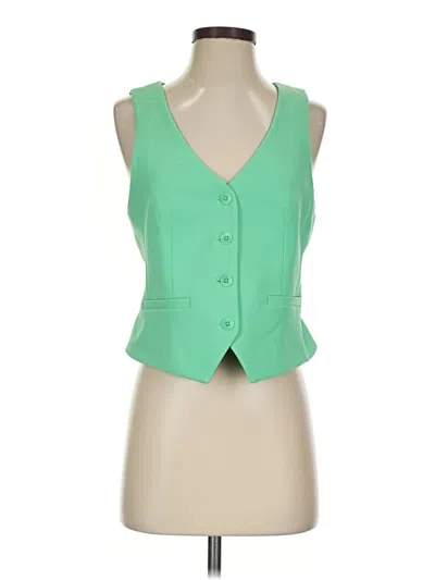 Pre-owned Express Vest In Green
