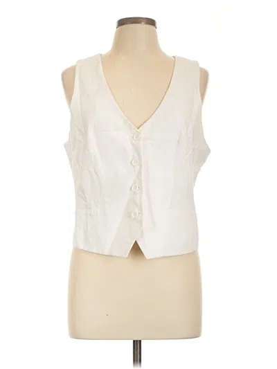 Pre-owned Express Vest In Ivory