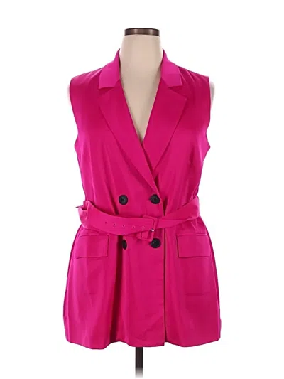 Pre-owned Express Vest In Pink