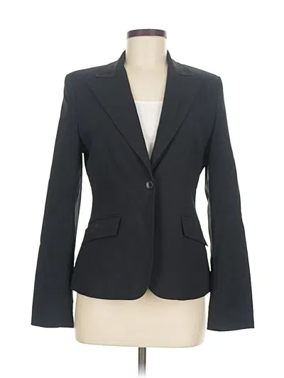 Pre-owned Express Wool Blazer Jacket In Black