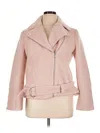 Express Wool Coat In Pink