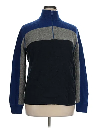 Pre-owned Express Wool Pullover Sweater In Blue