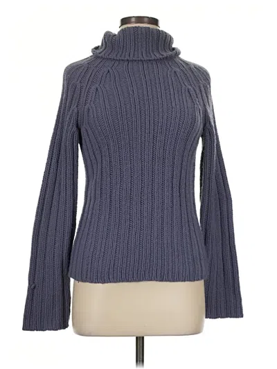 Pre-owned Express Wool Pullover Sweater In Blue