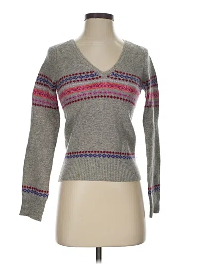 Pre-owned Express Wool Pullover Sweater In Gray