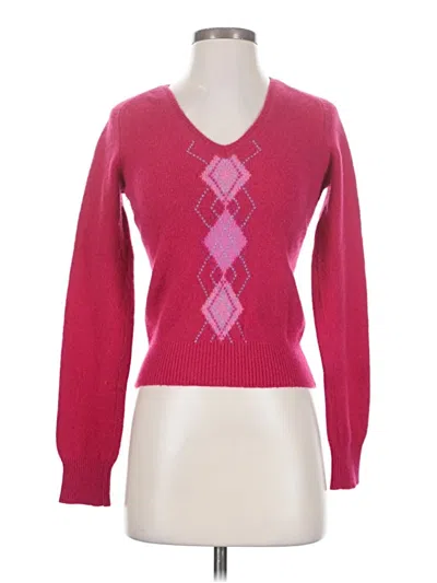 Pre-owned Express Wool Pullover Sweater In Pink