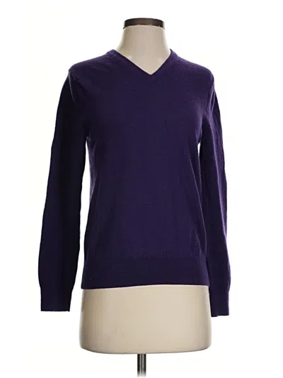 Pre-owned Express Wool Pullover Sweater In Purple