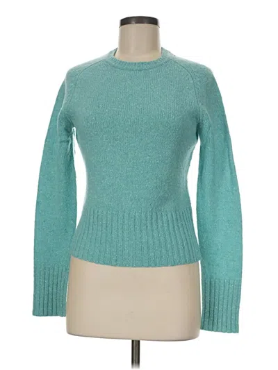 Pre-owned Express Wool Pullover Sweater In Teal