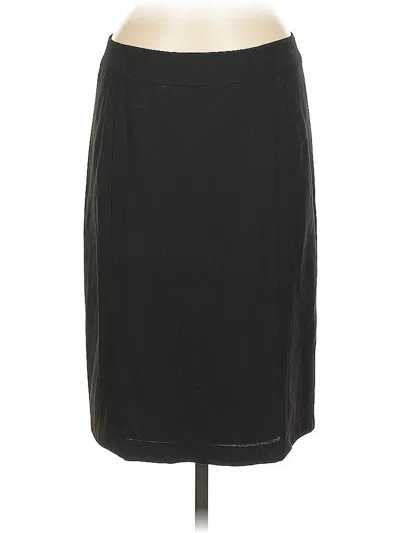 Pre-owned Express Wool Skirt In Black