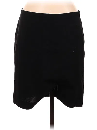 Pre-owned Express Wool Skirt In Black