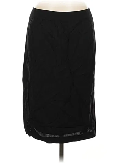 Pre-owned Express Wool Skirt In Black