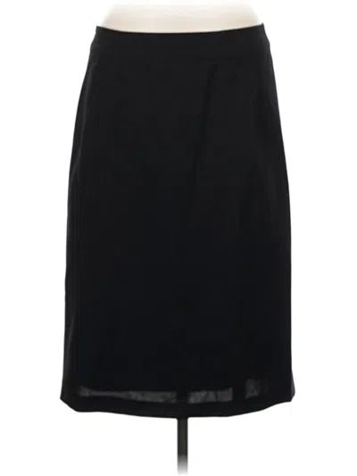 Pre-owned Express Wool Skirt In Black