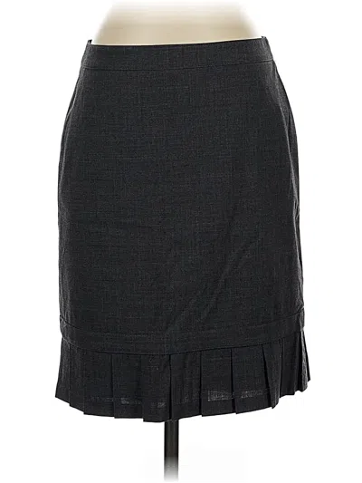 Pre-owned Express Wool Skirt In Gray