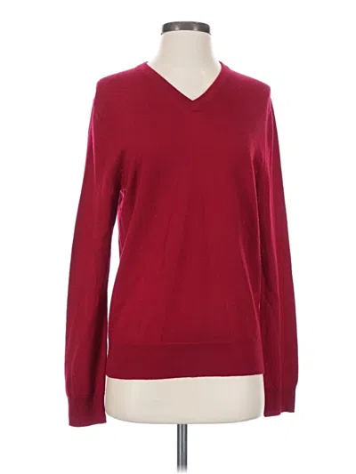 Pre-owned Express Wool Sweater In Burgundy