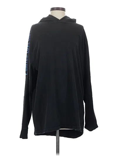 Pre-owned Express Zip Up Hoodie In Black