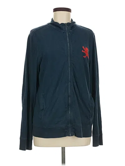 Pre-owned Express Zip Up Hoodie In Blue