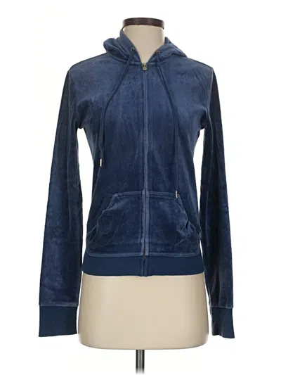 Pre-owned Express Zip Up Hoodie In Blue