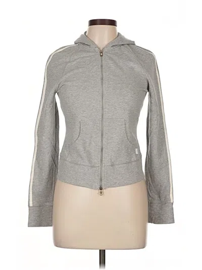 Pre-owned Express Zip Up Hoodie In Gray