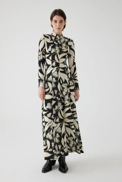 Exquise Abra Maxi Dress In Black
