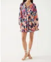 Exquise Abstract Pattern Mini Dress In Multi In Multi