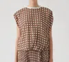 Exquise Alana Blouse In Brown