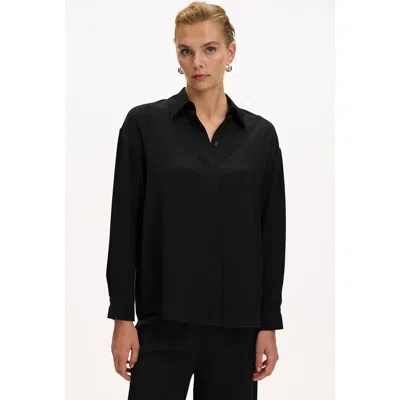 Exquise Alexander Long Sleeve Shirt In Black